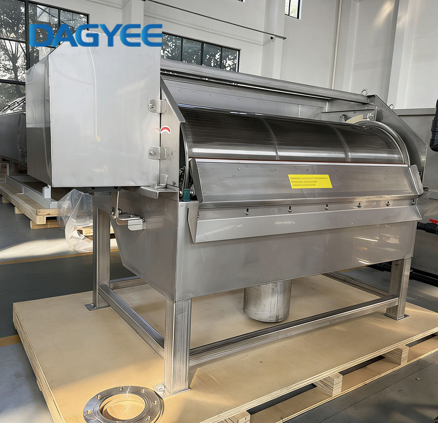Externally Fed Rotary Drum Screen DAGYEE Industrial Filter & Screen
