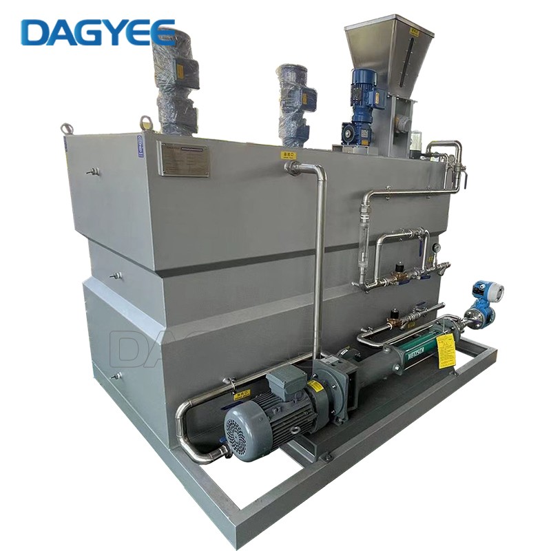Mixer Chamber Chemical Dosing Polymer Pam Make Up Systems 