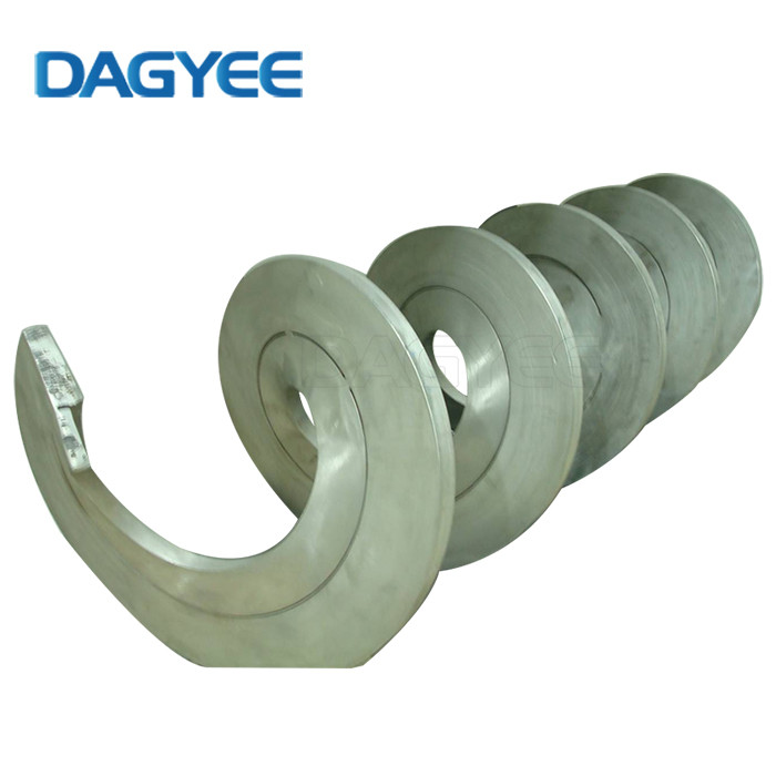 304 Shaftless Flight Continuous Spiral Auger Screw Helicoid Suppliers Multi Disk Blade Press