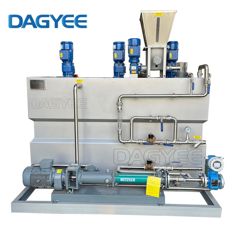 Three Tanks Automatic Polymer Preparation Metering Systems