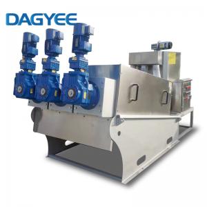 Mini Volute Screw Press Dewatering Machine For Printing And Dyeing Effluent Treatment Plant