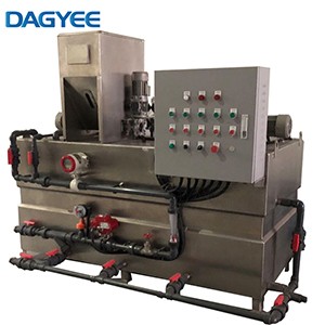 Sus316 Three Chamber Fully Automatic Automatic Batching Feeding Chemical Dosing Preparation Unit Device