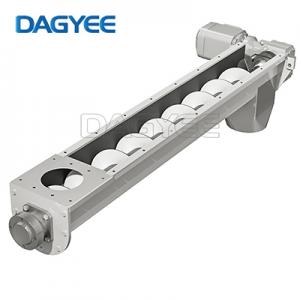 U-Shape Shaftless Cement Powder Particle Screw Conveyor Spiral Machine