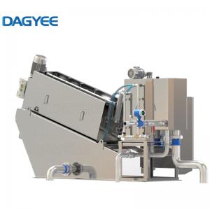 Auto Sludge Dewatering Screw Press Sludge Solid Liquid Separator Sludge Dewatering System
