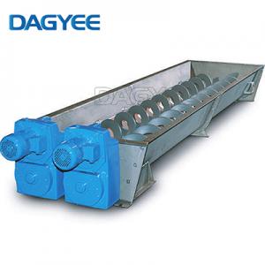 Multiple Live Bottom Feeders Mixing Shaftless Screw Conveyor Multiple Live Bottom Feeders Mixing Shaftless Screw Conveyor