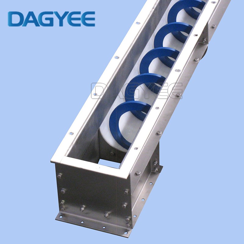 Compacting Stainless Steel Shaftless Screw Mechanical Conveyor For Dewatered Sludge