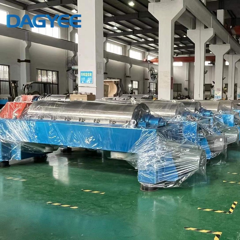 High Speed Horizontal Separation Decanter Centrifuge For Food Processing