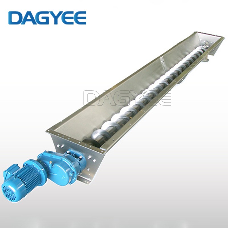 Animal Feeds Automatic Inclined Shaftless Screw Conveyor