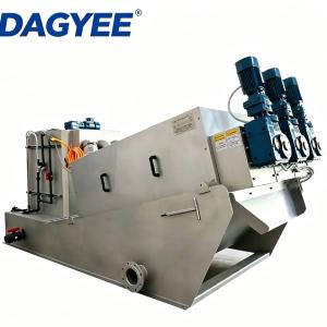 DAGYEE Volute Screw Press – Compact Sludge Dewatering for Package Plants & Small Municipal WWTPs