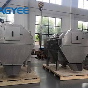 DAGYEE Criba de tambor rotativo con alimentación interna