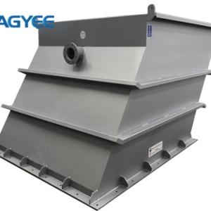 Clarificador Lamelar Resistente a Altas Temperaturas – Fabricado en Acero Inoxidable 310S para Caudal de 45 m³/h