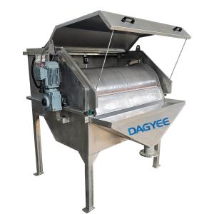 Criba Rotativa de Tambor con Alimentación Externa para Tratamiento de Agua