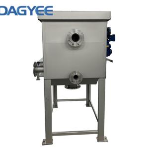 Filtro Rotativo Externo de 400 m³/h en Acero Inoxidable para Procesado de Verduras y Hortalizas