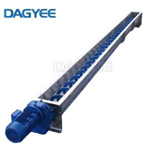 Transportador de tornillo sin eje de acero inoxidable para tratamiento de agua química