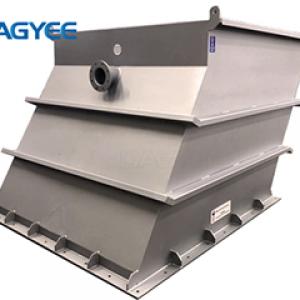 Lamella Clarifier Filter Pengolahan Air Cenderung Pelat Logam Tabung Pemukim Media Limbah